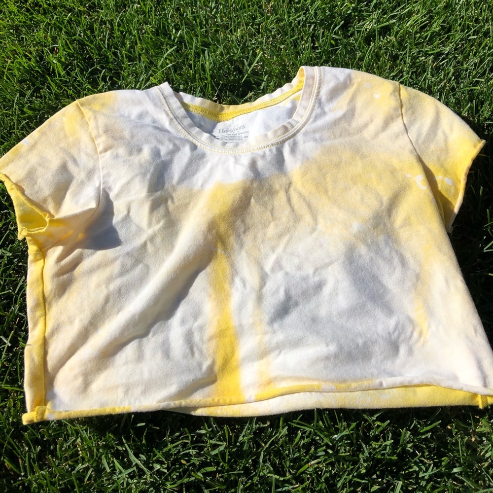 Bleach dyed tee